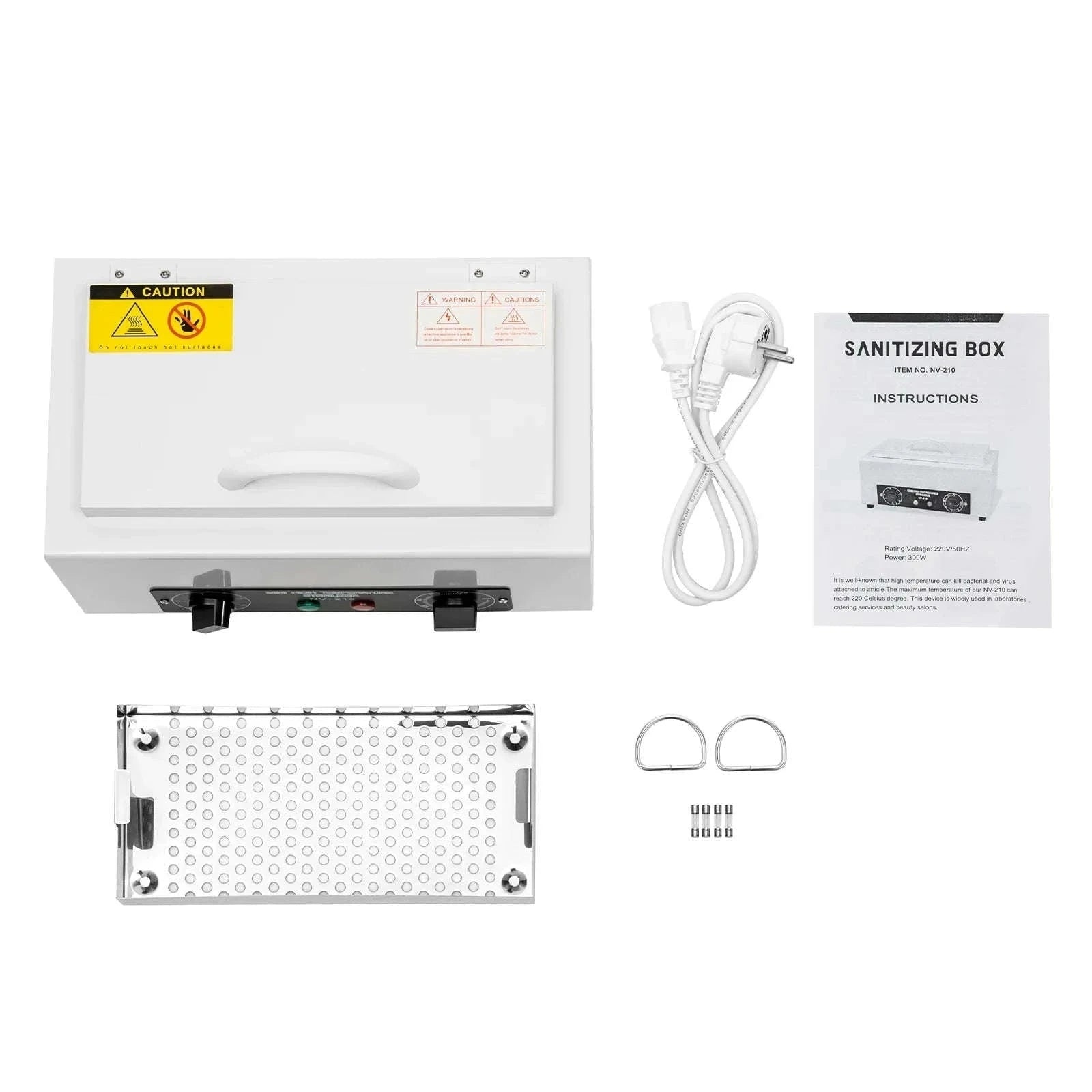 Dry Heat Sterilizer for Nail and Metal Tools-WHITE / GERMANY