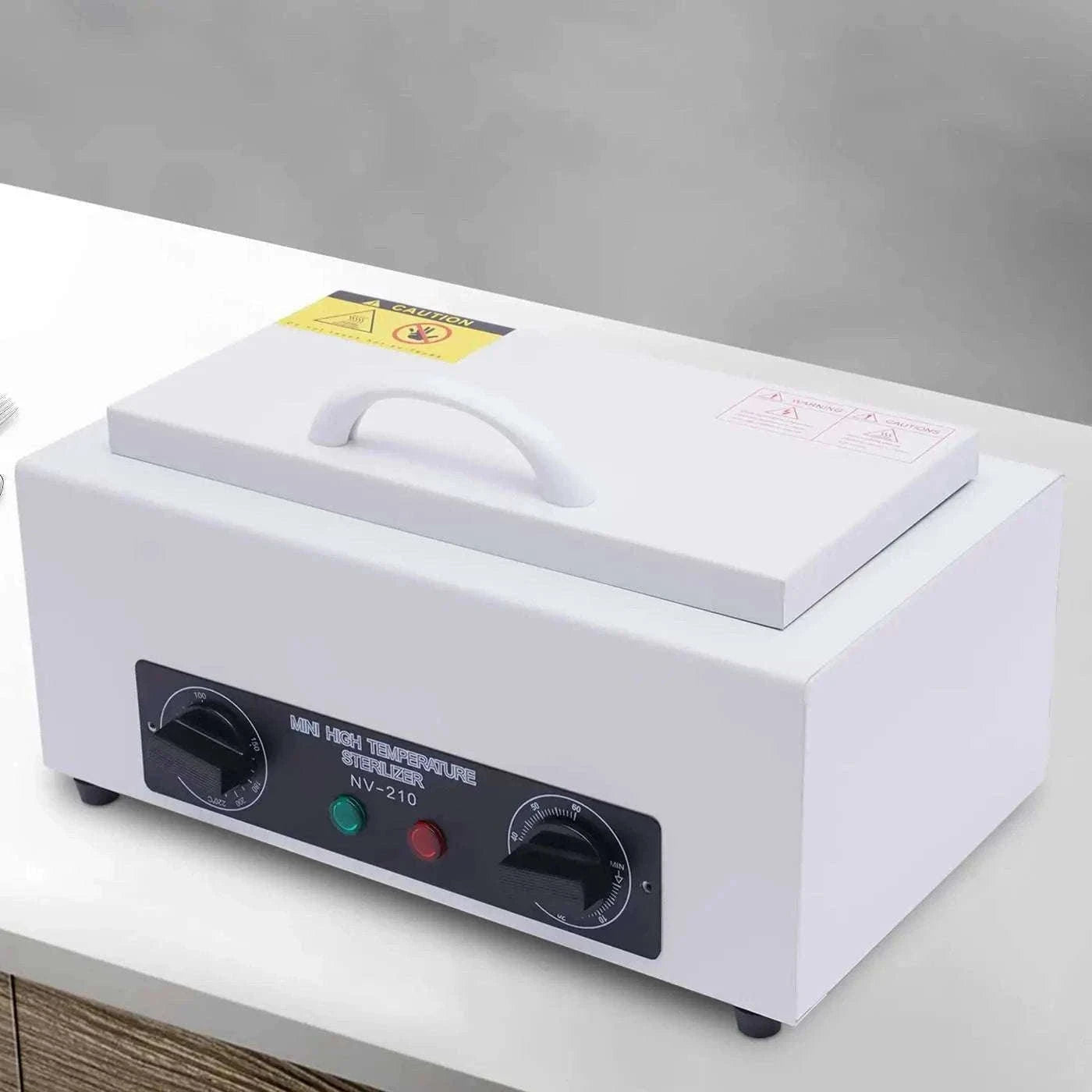 Dry Heat Sterilizer for Nail and Metal Tools-WHITE / GERMANY