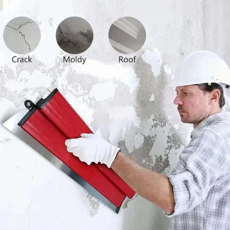 Drywall Skimming Blade Set for Smooth Wall Finishing-Red 4Pcs Set / Poland