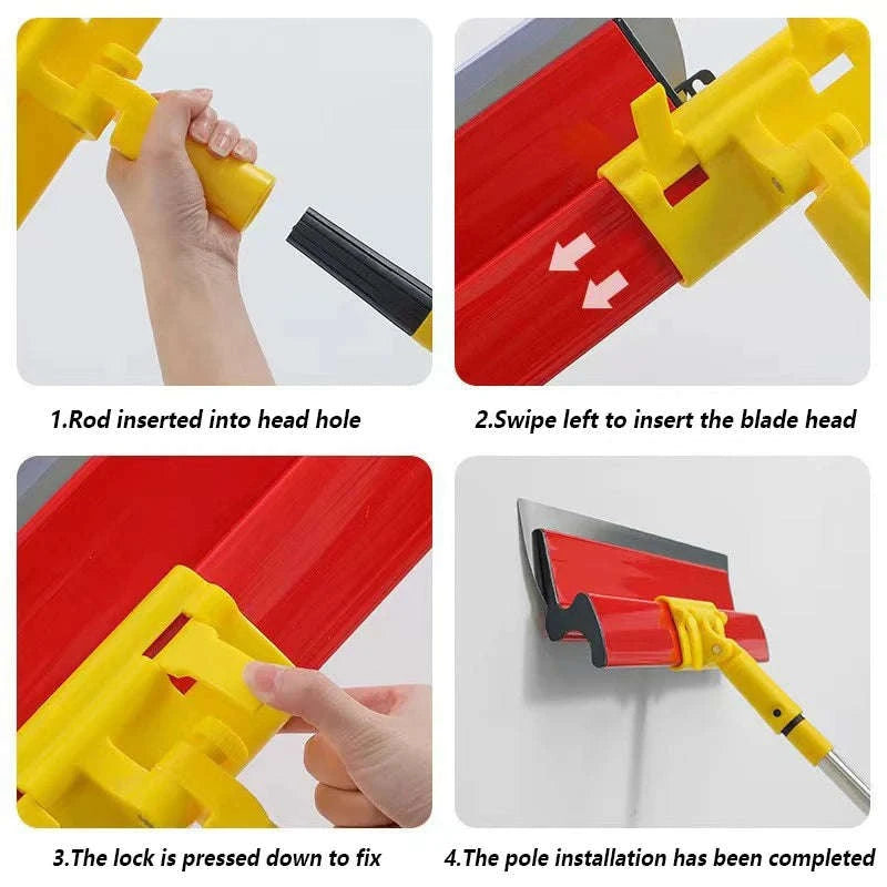 Drywall Skimming Blade Set for Smooth Wall Finishing-Red 4Pcs Set / Poland