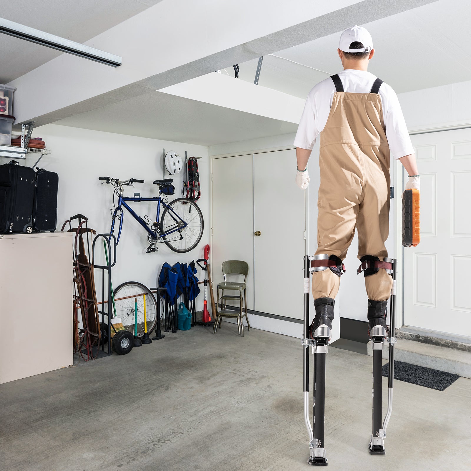 24-40 in Adjustable Drywall Stilts Aluminum Alloy