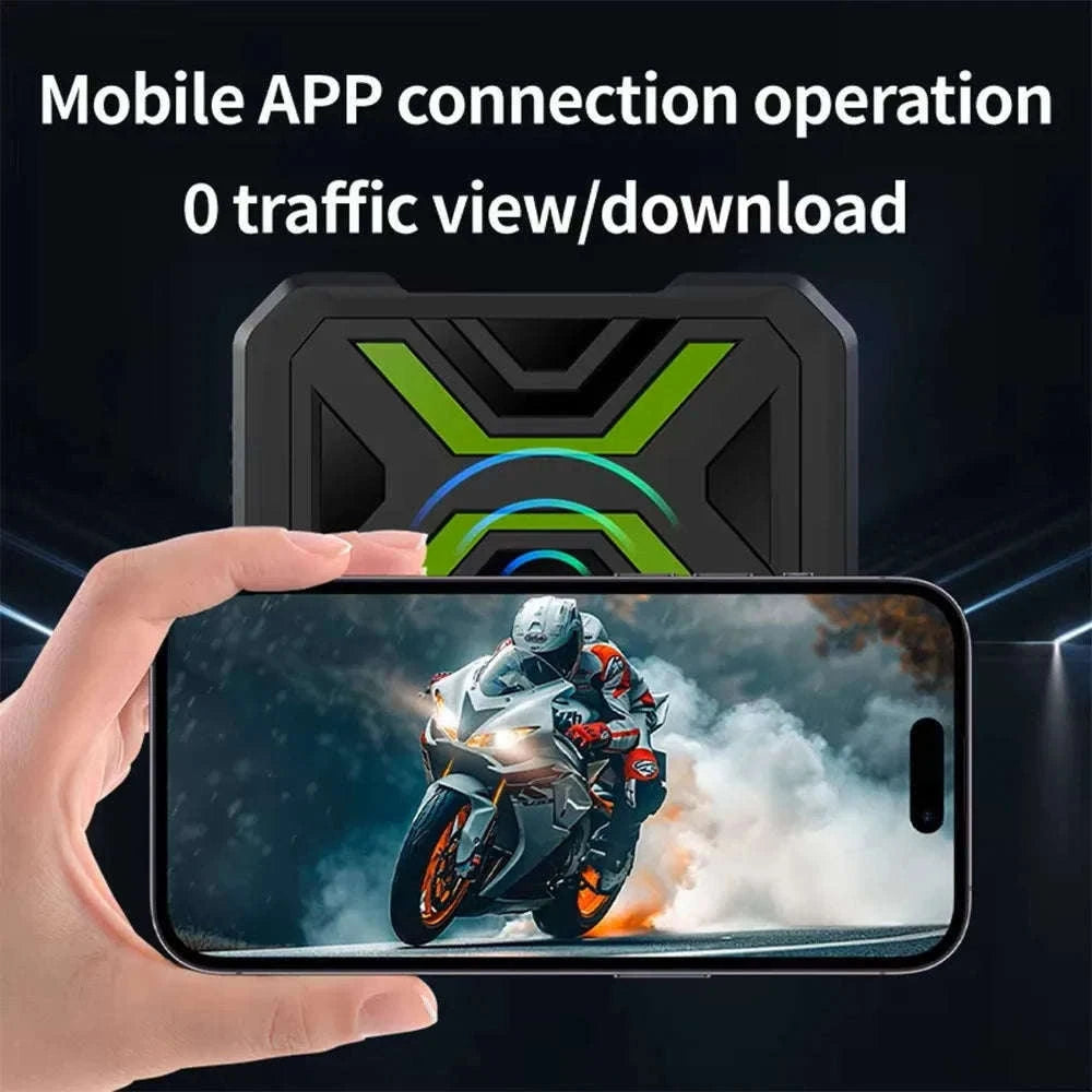 Dual 1080P Motorcycle Dash Cam Waterproof WiFi Front Rear Recorder-720P With Dual CAM / China Mainland