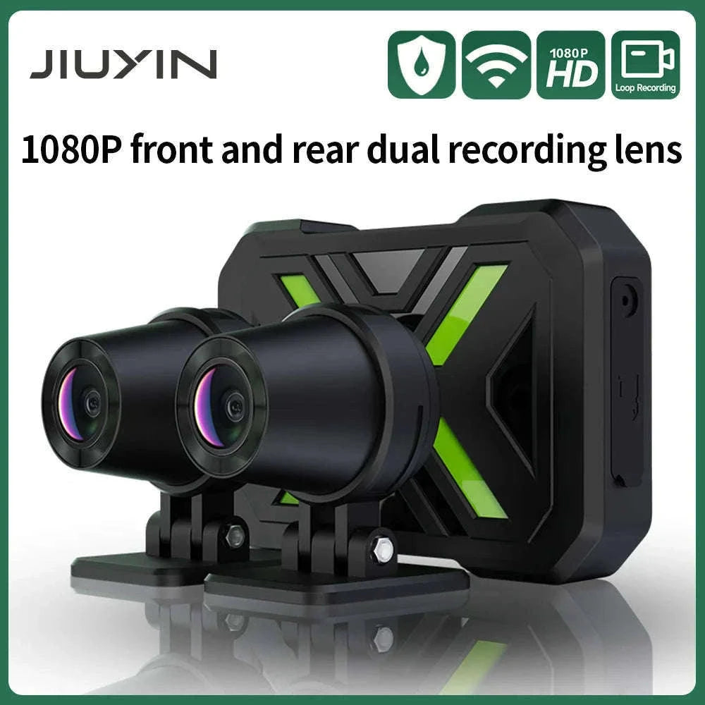 Dual 1080P Motorcycle Dash Cam Waterproof WiFi Front Rear Recorder-720P With Dual CAM / China Mainland