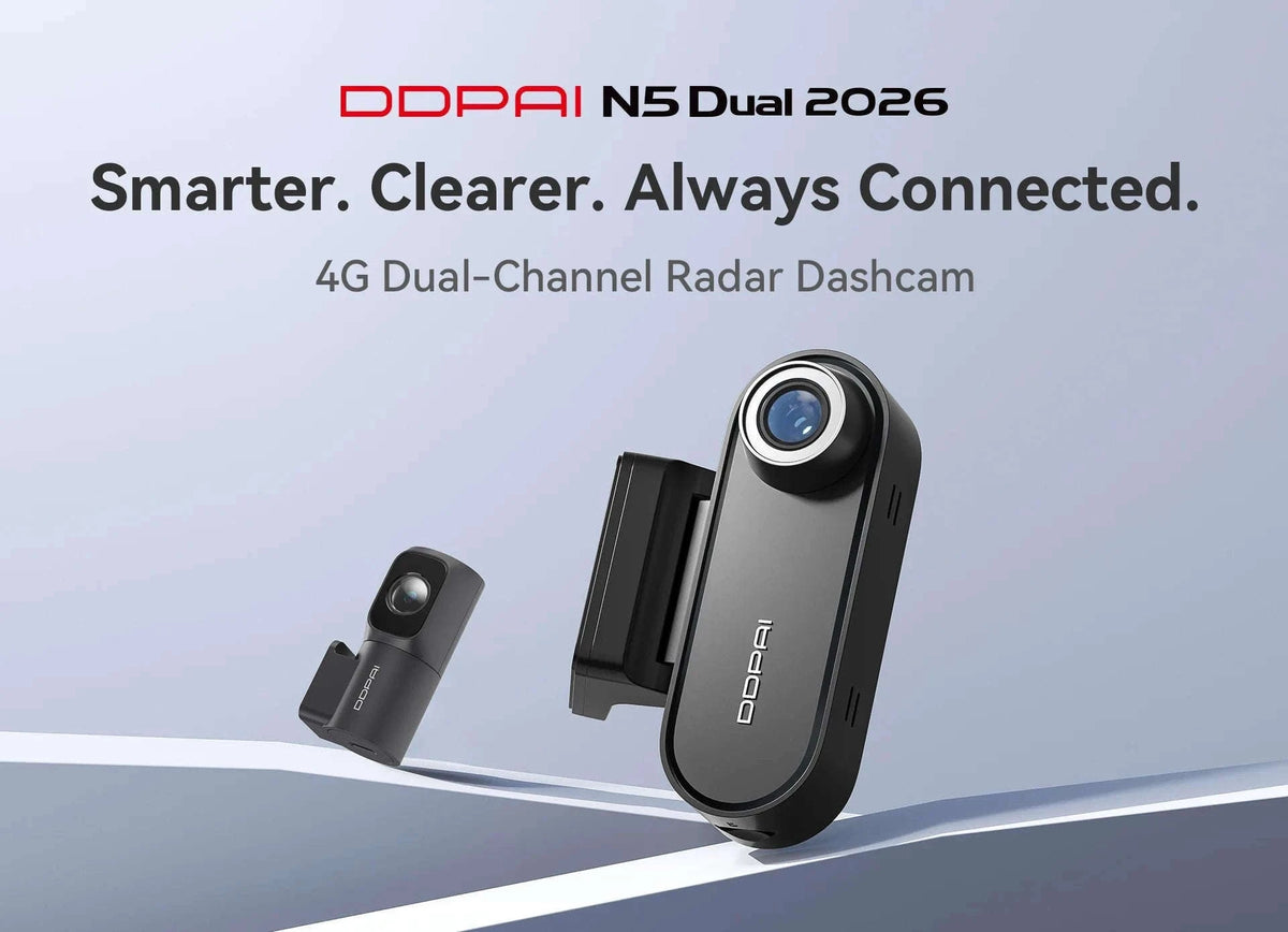 Dual 4K HDR Dash Cam Front Rear with WiFi 6 GPS and 24H Parking Mode-N5 Dual / No SD Card / China Mainland