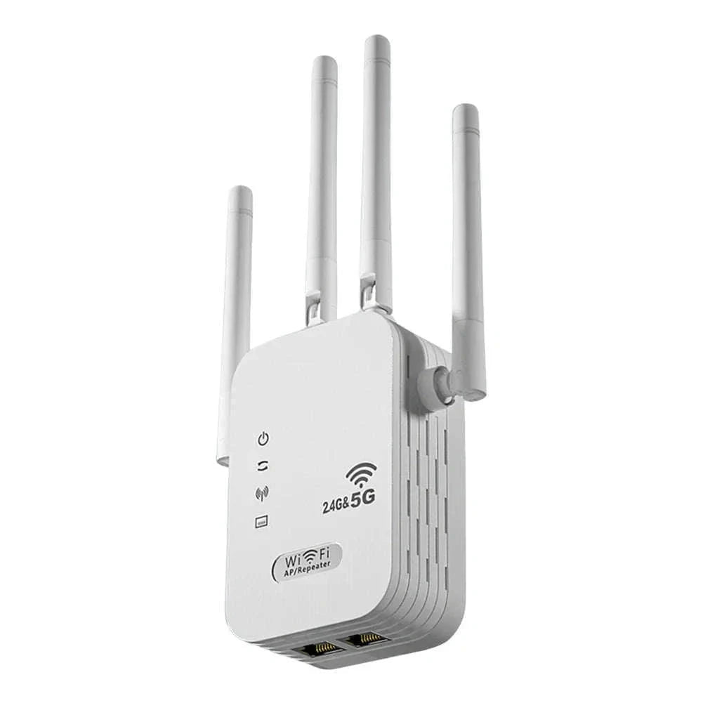 Dual-Band WiFi Extender 1200Mbps Signal Booster with WPS-300M EU PLUG / United States