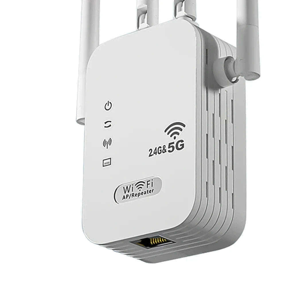 Dual-Band WiFi Extender 1200Mbps Signal Booster with WPS-300M EU PLUG / United States