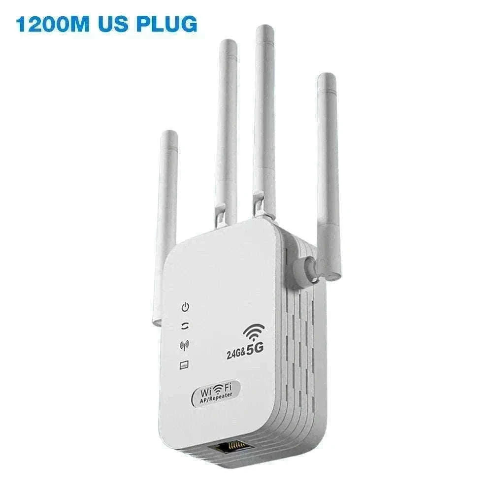 Dual-Band WiFi Extender 1200Mbps Signal Booster with WPS-300M EU PLUG / United States