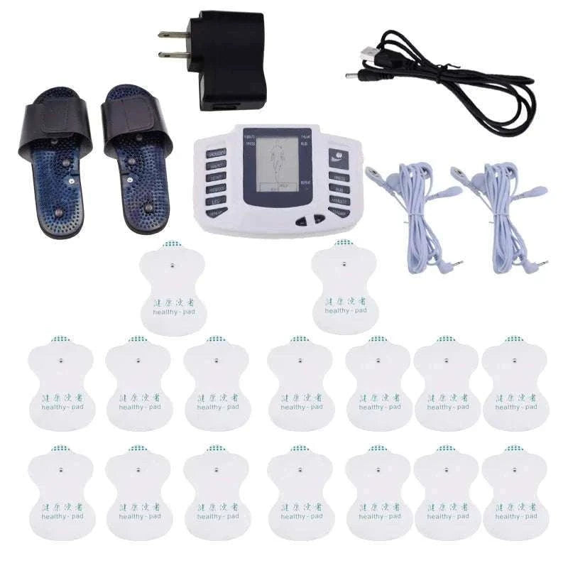 Dual Channel TENS Pulse Body Massager with EMS Muscle Stimulation-Slippers