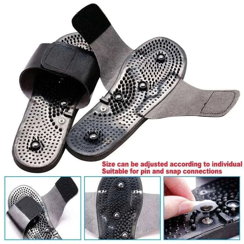 Dual Channel TENS Pulse Body Massager with EMS Stimulation-Slippers