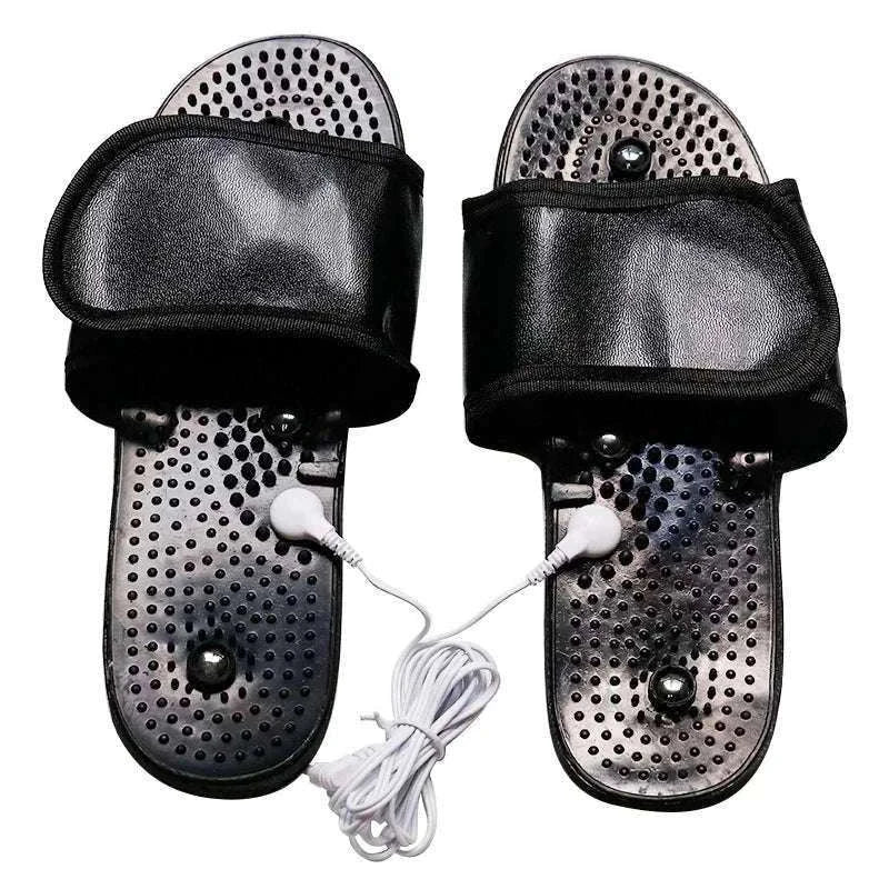 Dual Channel TENS Pulse Body Massager with EMS Stimulation-Slippers