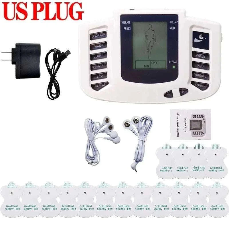 Dual Channel TENS Pulse Body Massager with EMS Stimulation-Slippers