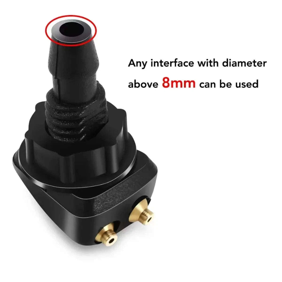 Dual Hole Windshield Washer Nozzle Replacement Pair-Default Title