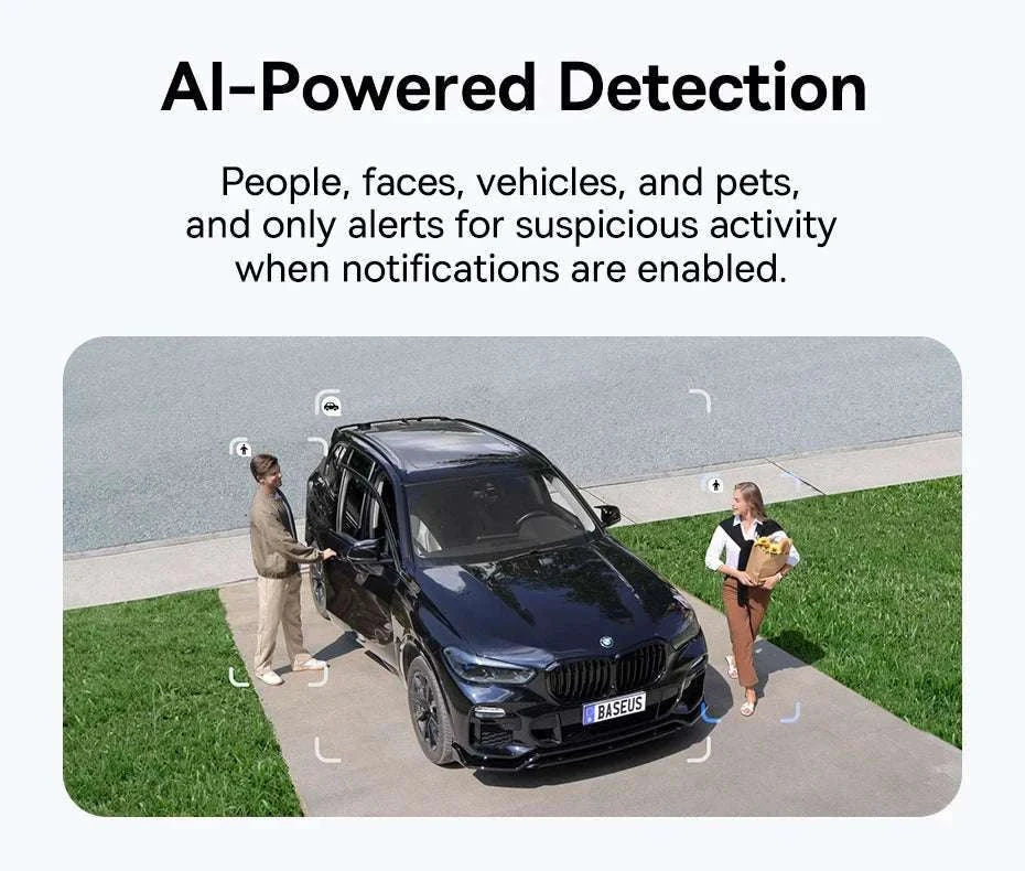 Dual Lens 3K Outdoor Security Camera with Solar Power & AI Tracking-X1 Pro NO SD Card