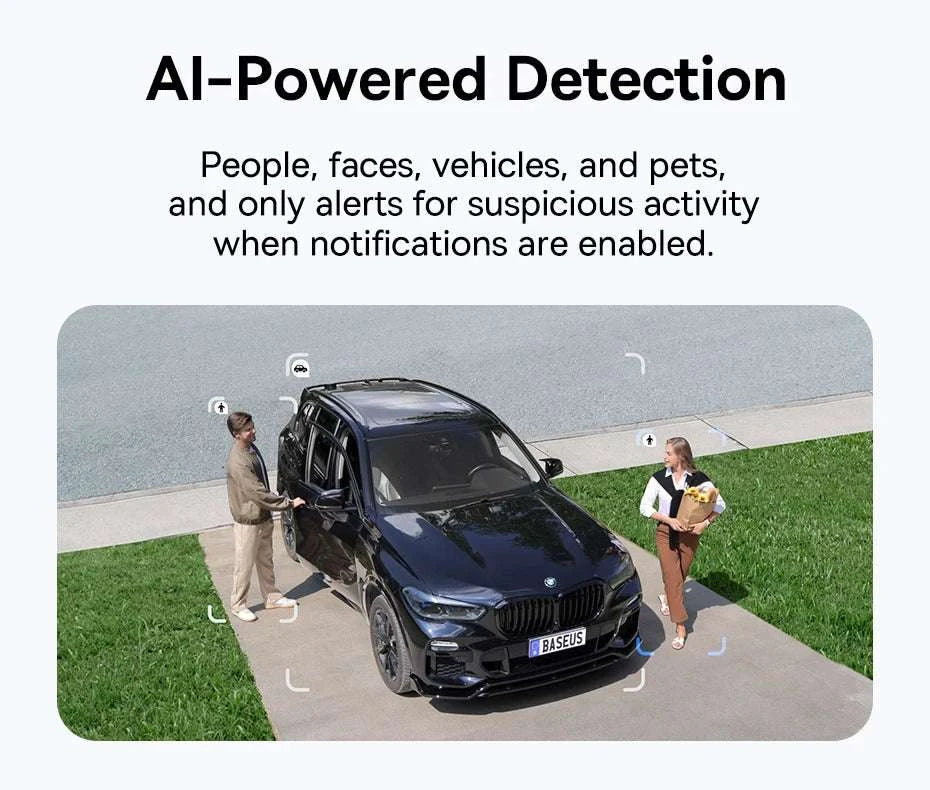 Dual Lens 3K Outdoor Security Camera with Solar Power & AI Tracking-X1 Pro NO SD Card
