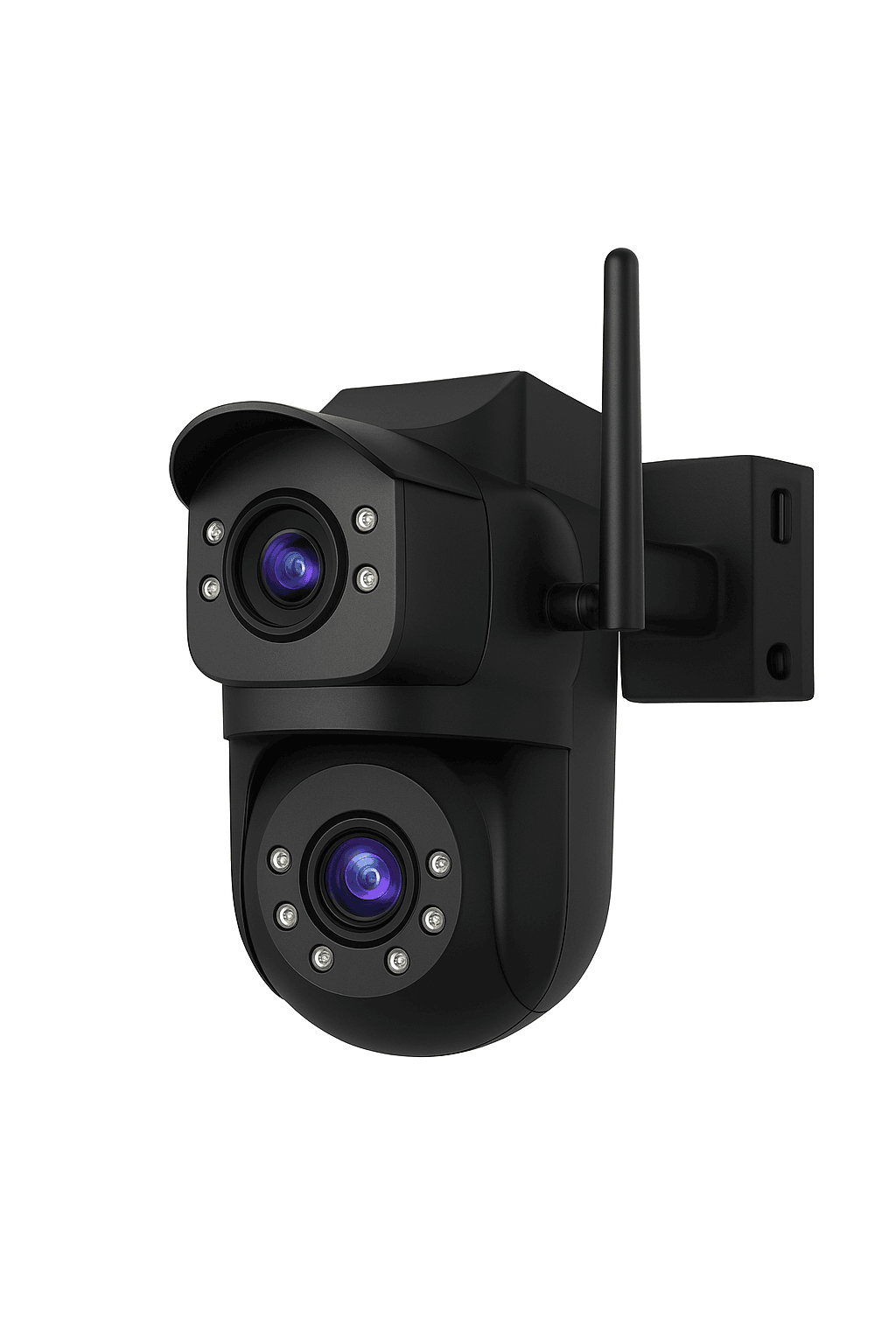 Dual Lens Outdoor Security Camera with Night Vision & 5G WiFi-1080P CAM / UK Plug / China Mainland