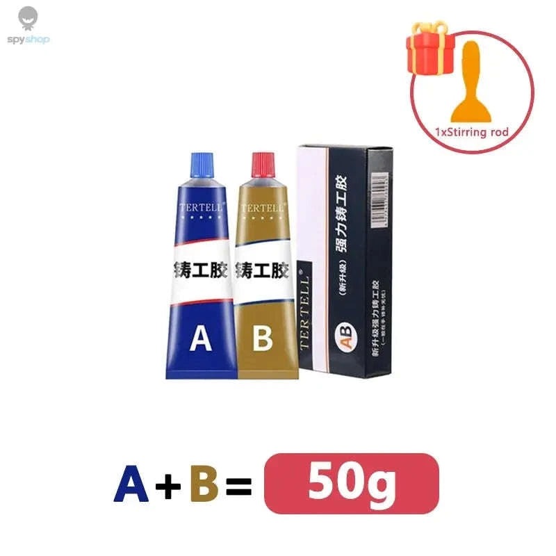Dual-Syringe Metal Repair Epoxy Glue Kit-50g