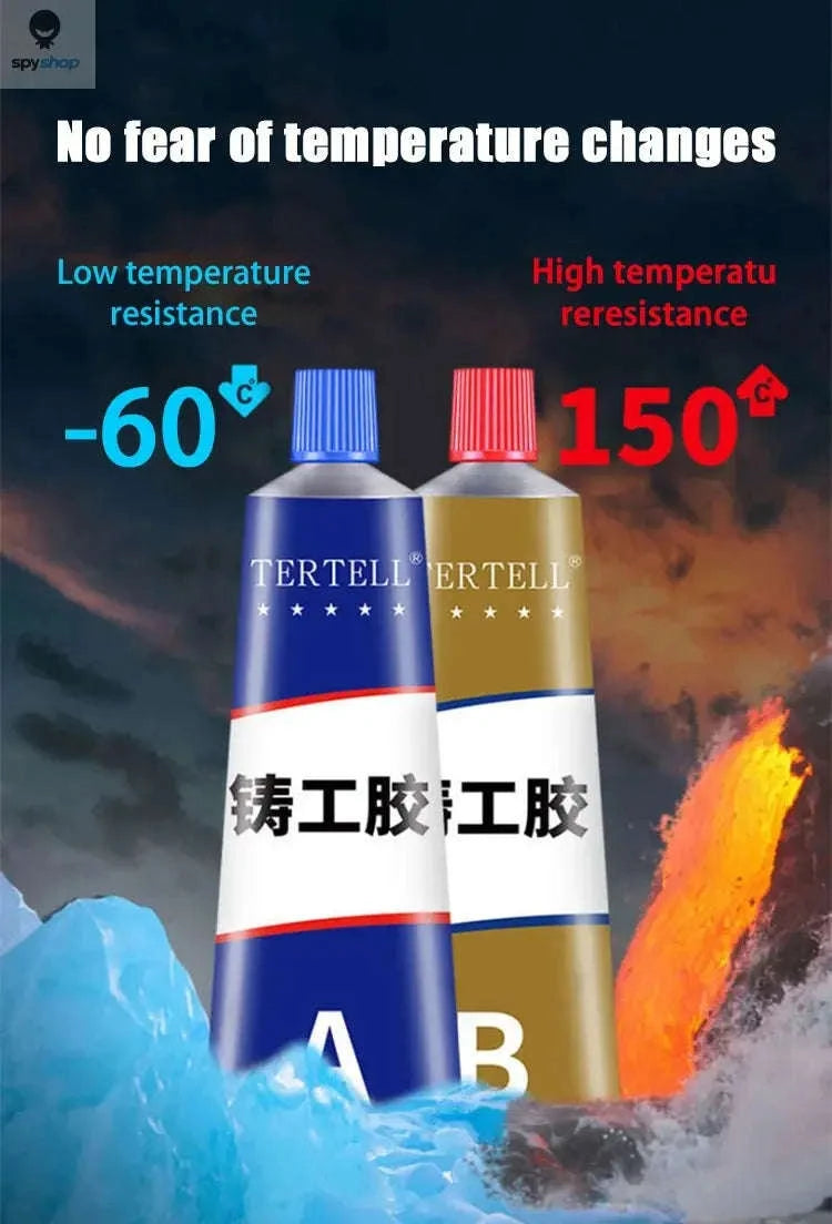 Dual-Syringe Metal Repair Epoxy Glue Kit-50g