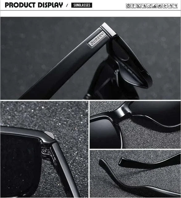 DUBERY Polarized Sunglasses for Men – Vintage Driver Shades-6