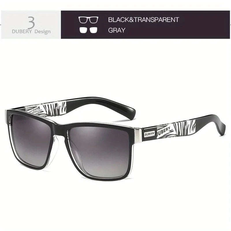 DUBERY Polarized UV400 Sunglasses for Men and Women-Blue11