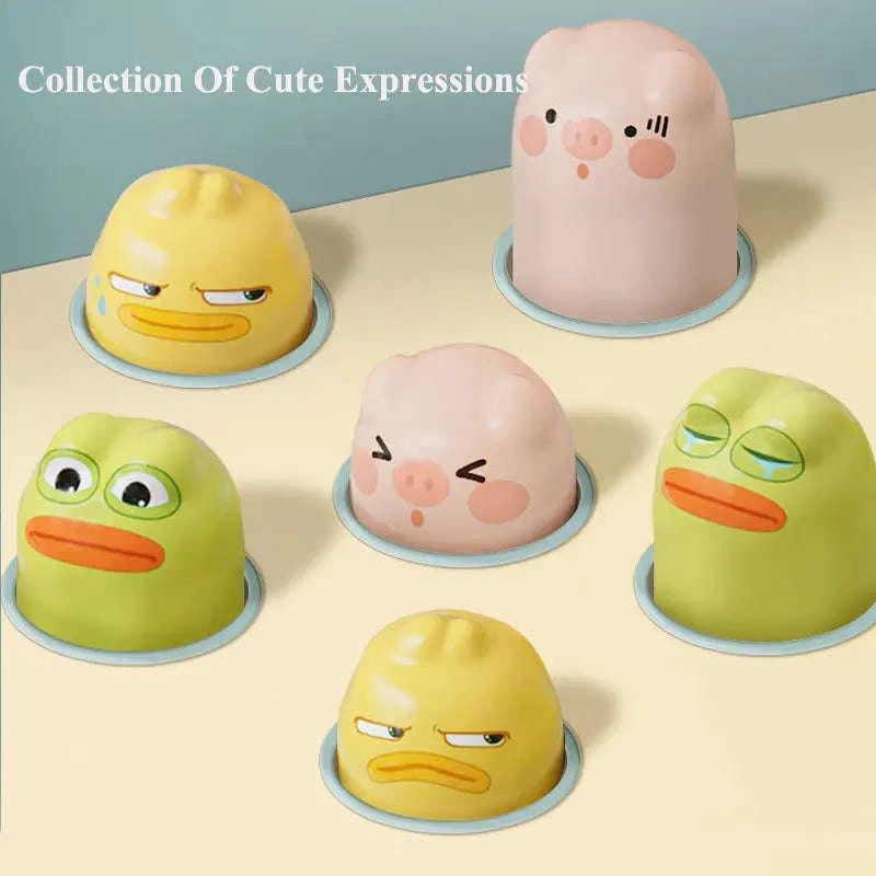 Duck/Frog/Pig Baby Montessori Animal Hammer Toy-frog no box