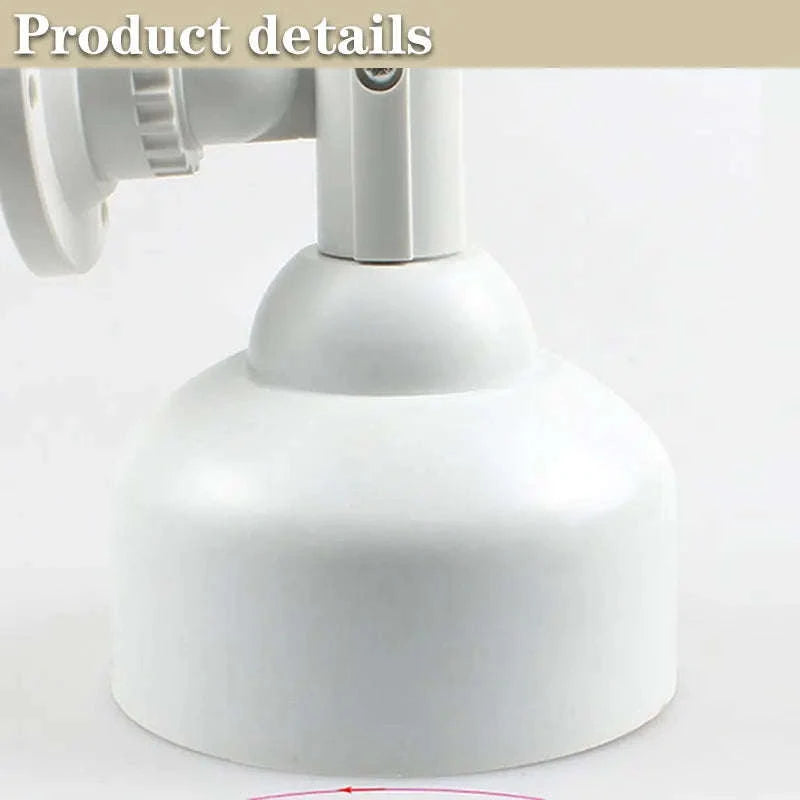 Dummy Security Camera with LED Flash IP54 Outdoor Dome-WHITE / China Mainland