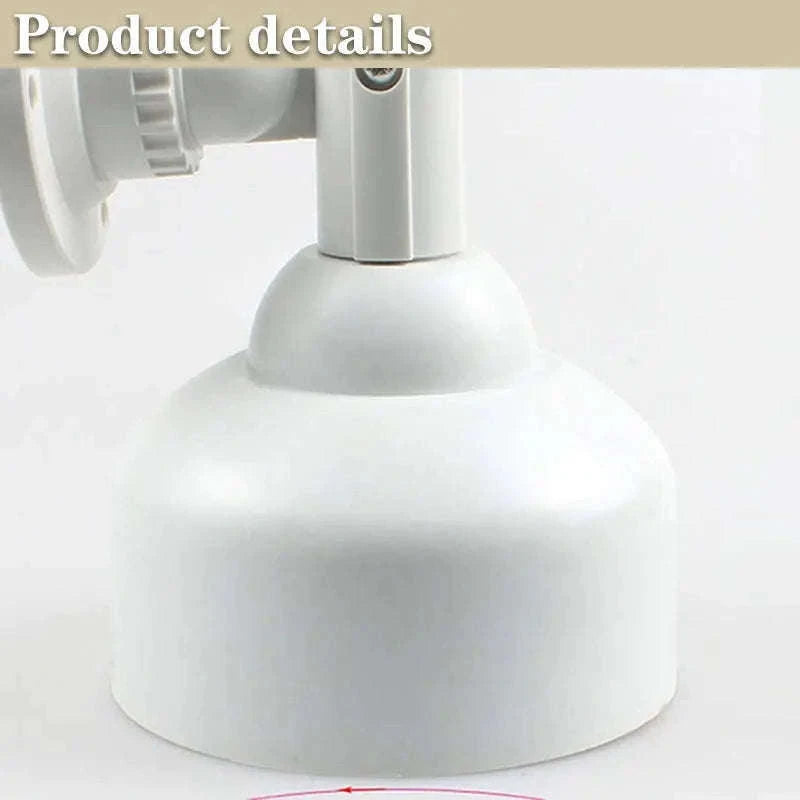 Dummy Security Camera with LED Flash IP54 Outdoor Dome-WHITE / China Mainland