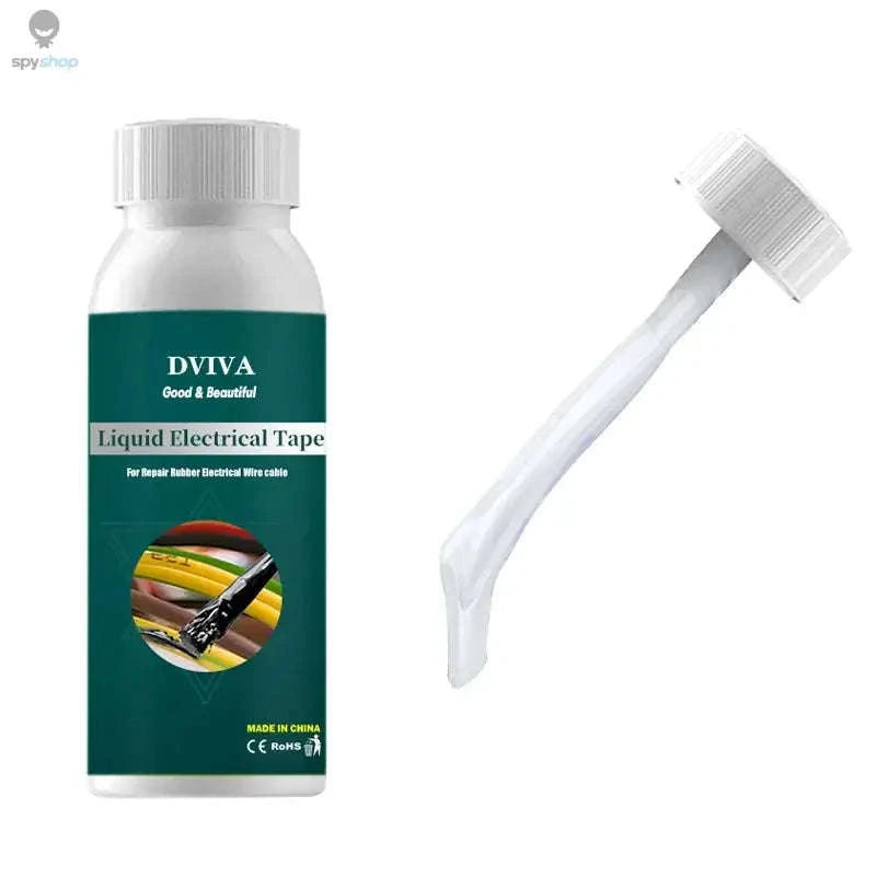 DViva Liquid Electrical Tape Waterproof Sealant – Flexible Protective Coating for Wiring and Connectors-50ml black