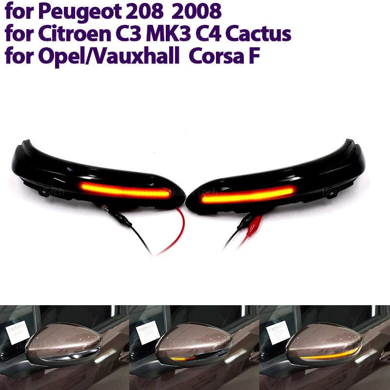 Dynamic LED Rearview Mirror Turn Signal Light-Default Title