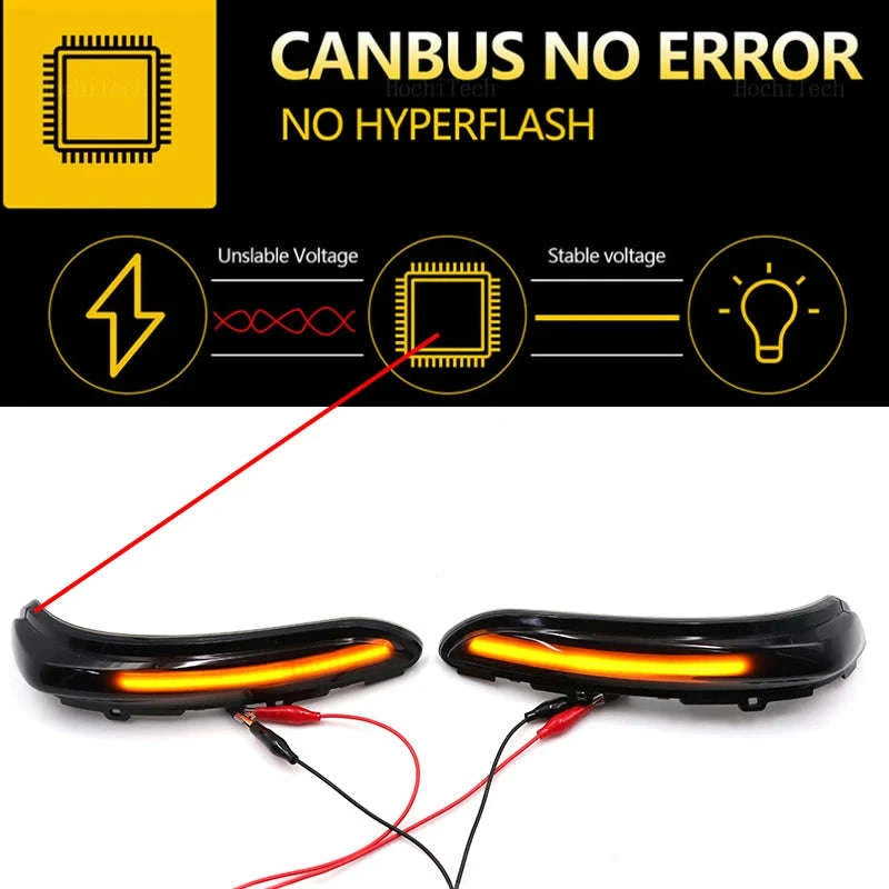 Dynamic LED Rearview Mirror Turn Signal Light-Default Title