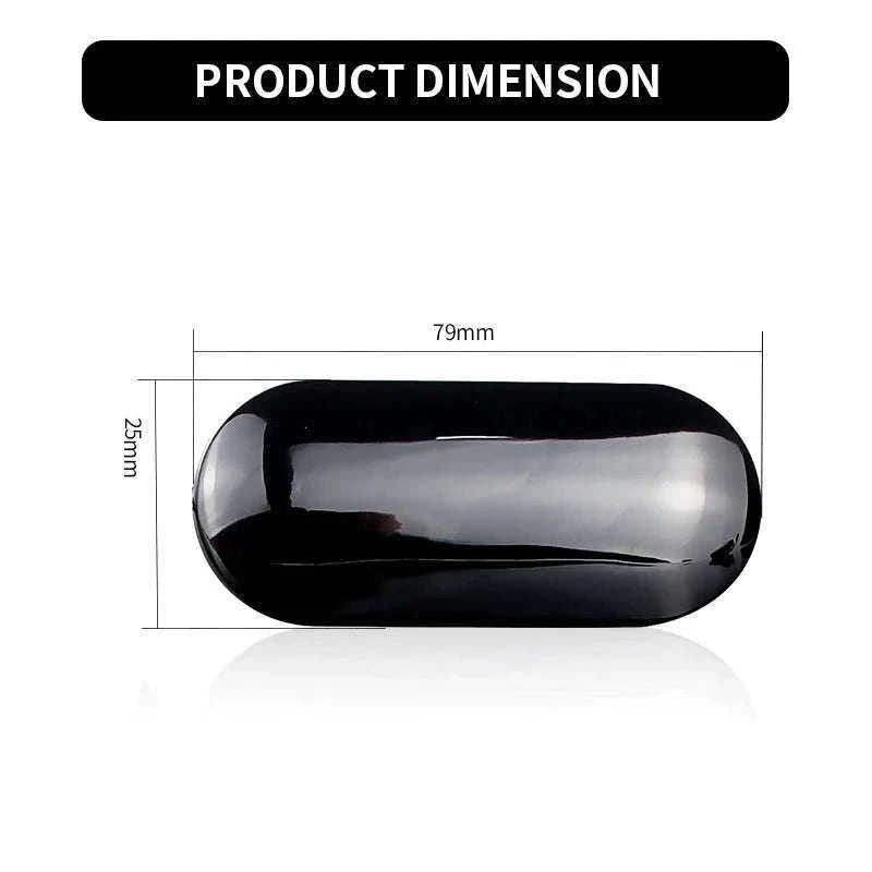 Dynamic LED Side Marker Light Amber Turn Signal Replacement-2pcs Dynamic Smoked / China Mainland