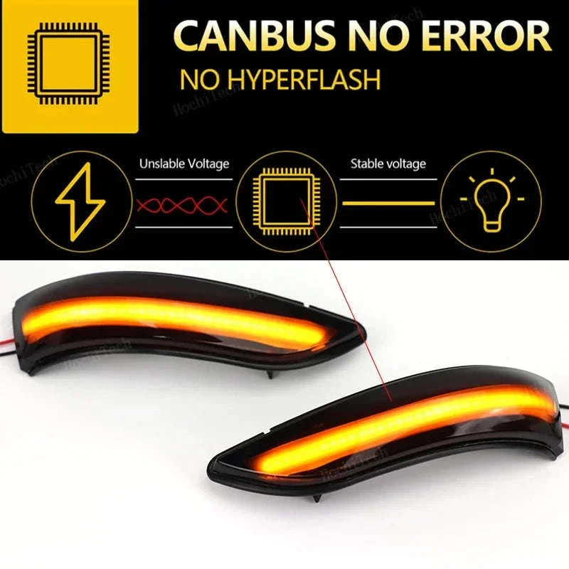Dynamic Side Mirror Turn Signal Lights for A-Class W169 & B-Class W245 (2004-2008)-Left and Right