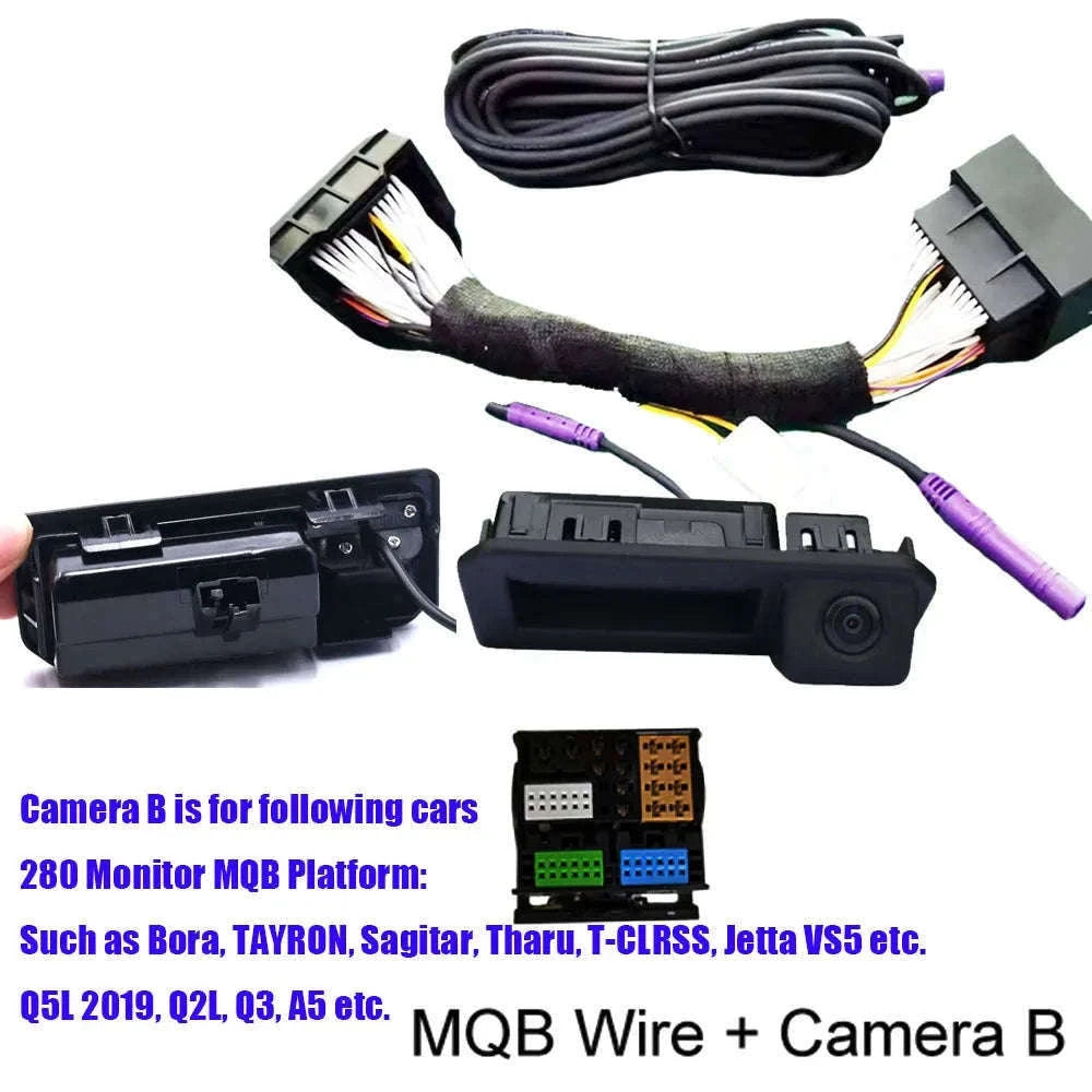 Dynamic Trajectory Rear View Camera for VW, Audi & Skoda MQB/PQ-MQB-Cam E