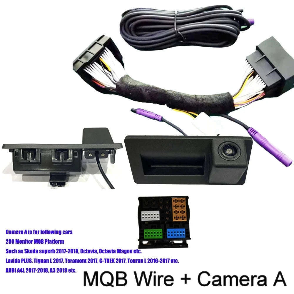 Dynamic Trajectory Rear View Camera for VW, Audi & Skoda MQB/PQ-MQB-Cam E