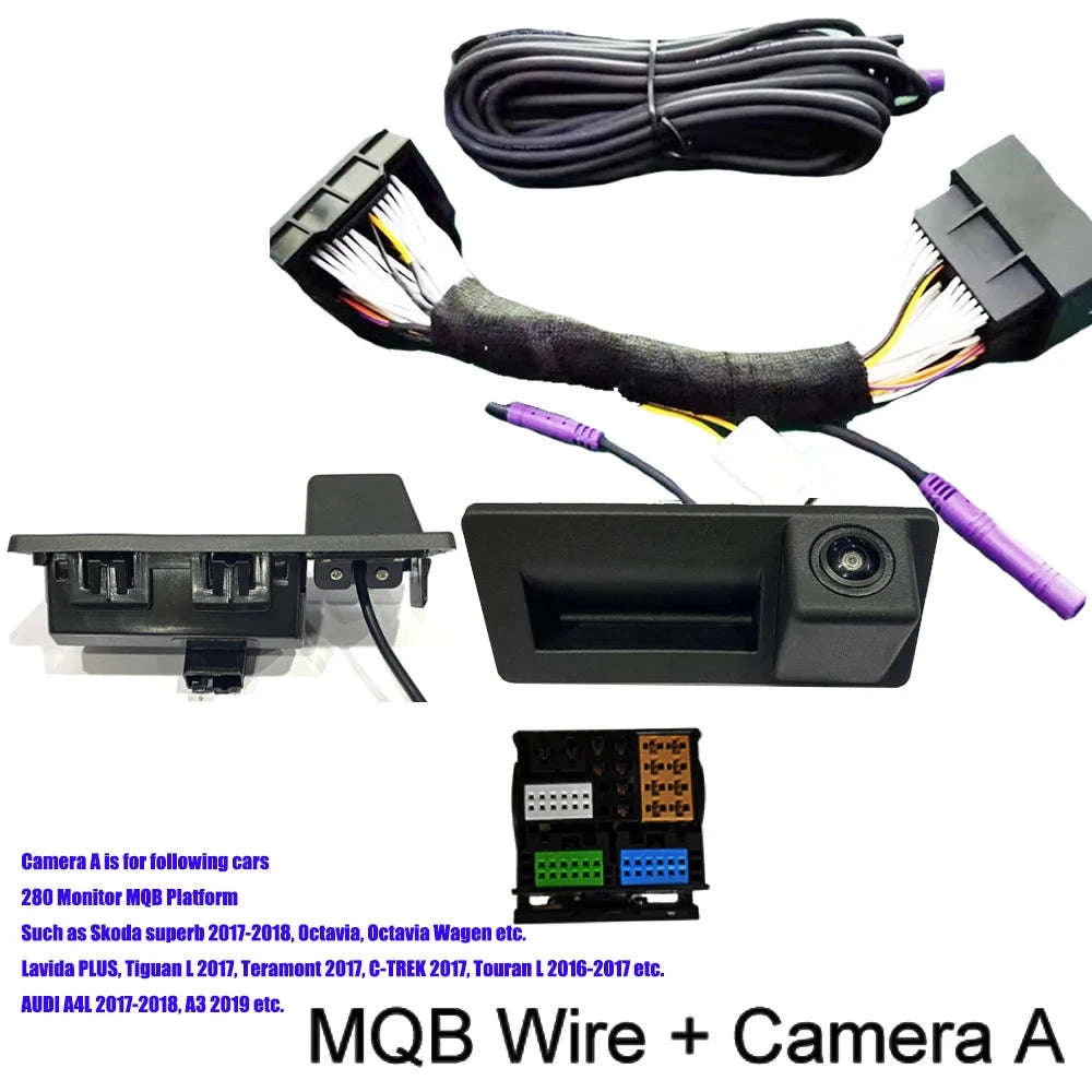 Dynamic Trajectory Rear View Camera for VW, Audi & Skoda MQB/PQ-MQB-Cam F