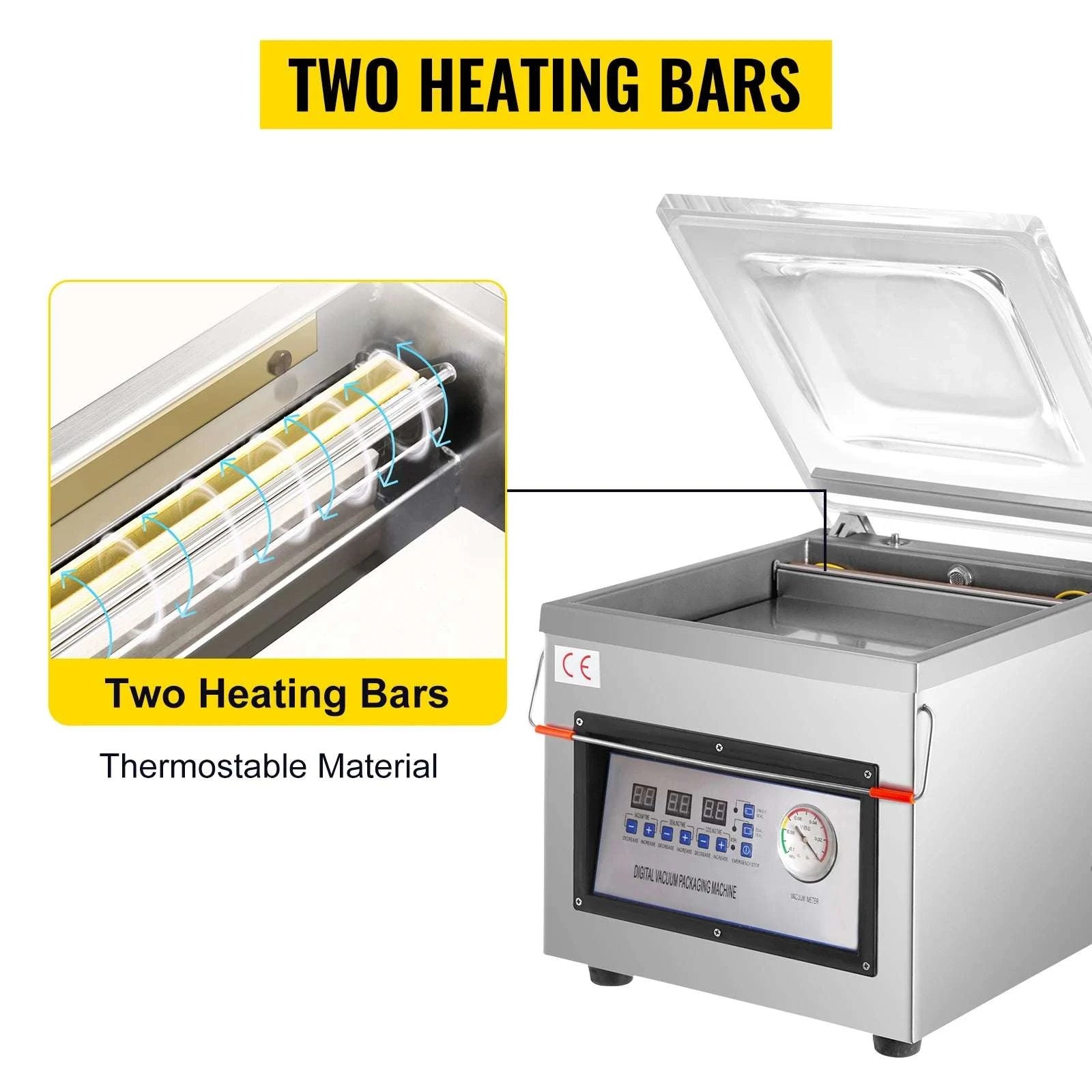 DZ-260C Chamber Vacuum Sealer 31cm Digital Food Packing Machine-DZ-260C / United States