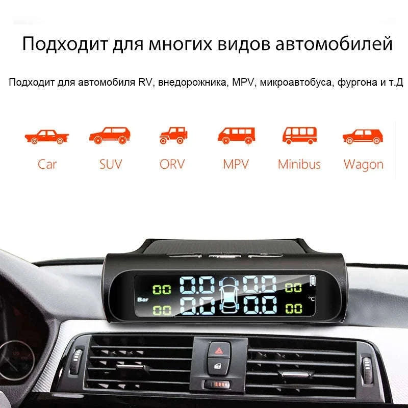 E-ACE Solar-Powered TPMS Tire Monitoring System-K01-External Sensor