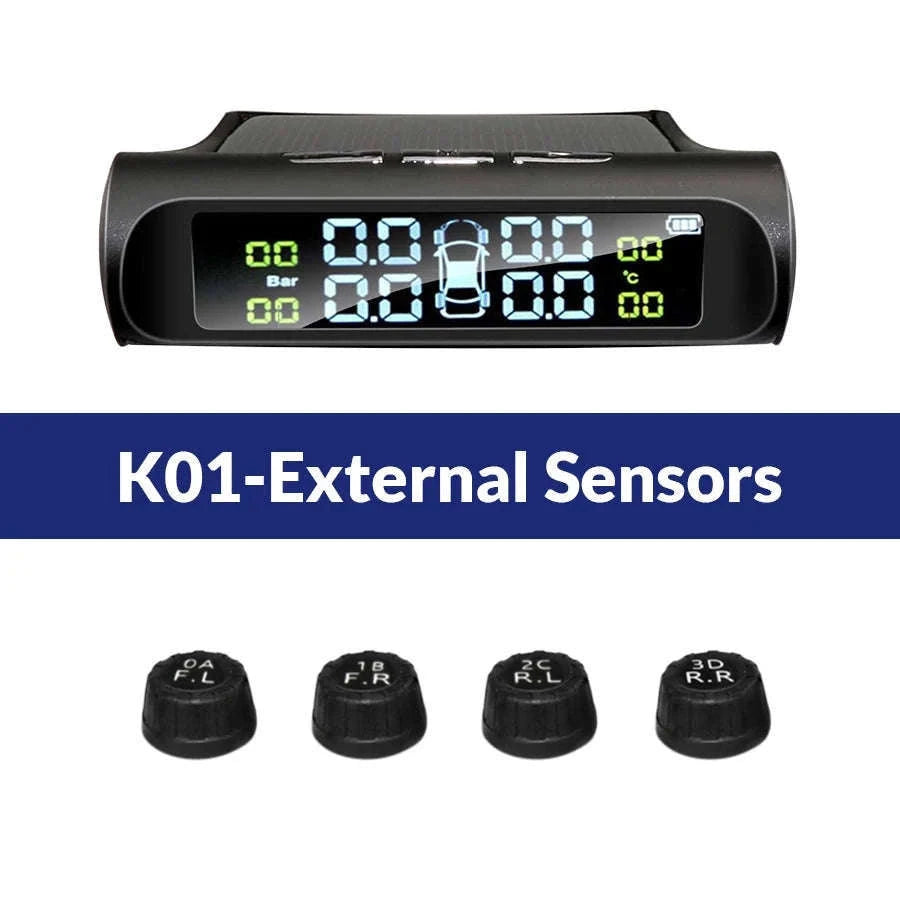 E-ACE Solar-Powered TPMS Tire Monitoring System-K01-External Sensor