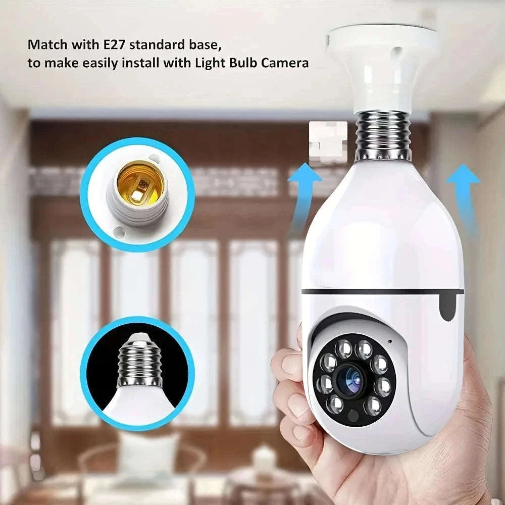 E27 Light Bulb Security Camera for Panoramic Home Monitoring-USB / japan