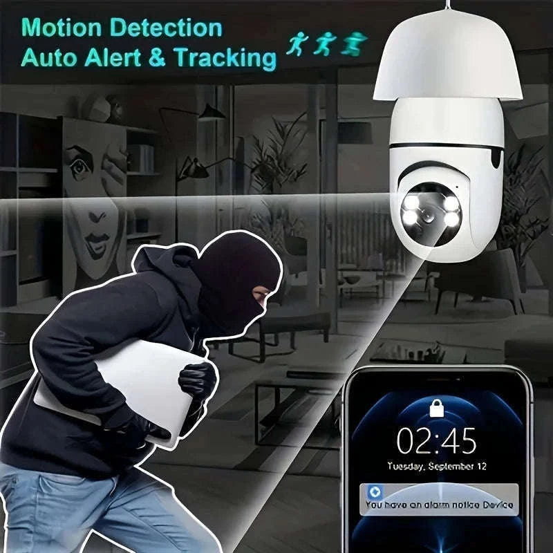 E27 Light Bulb Security Camera for Panoramic Home Monitoring-USB / japan