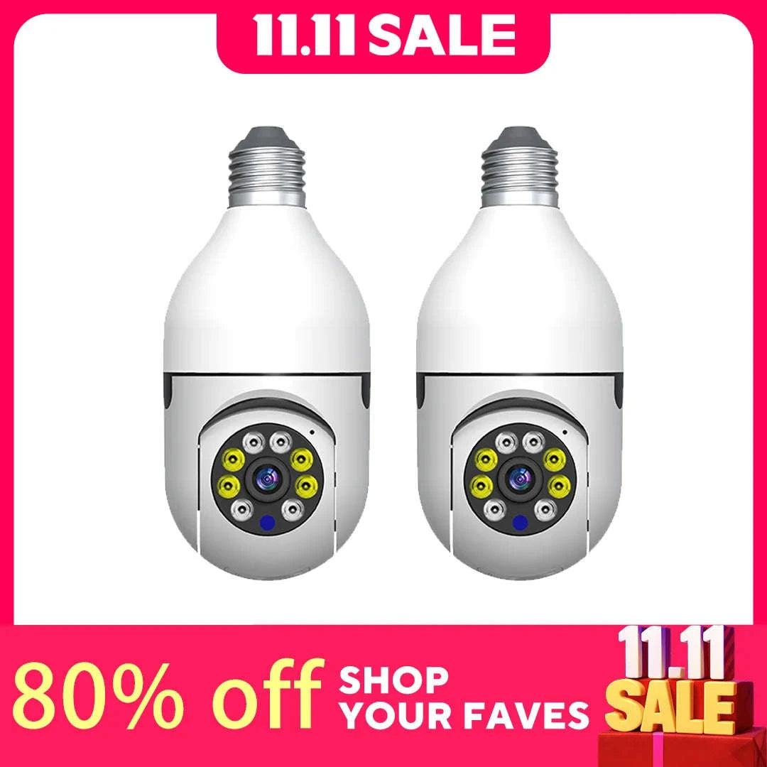 E27 Light Bulb Security Camera – Panoramic Home Monitoring-USB / japan