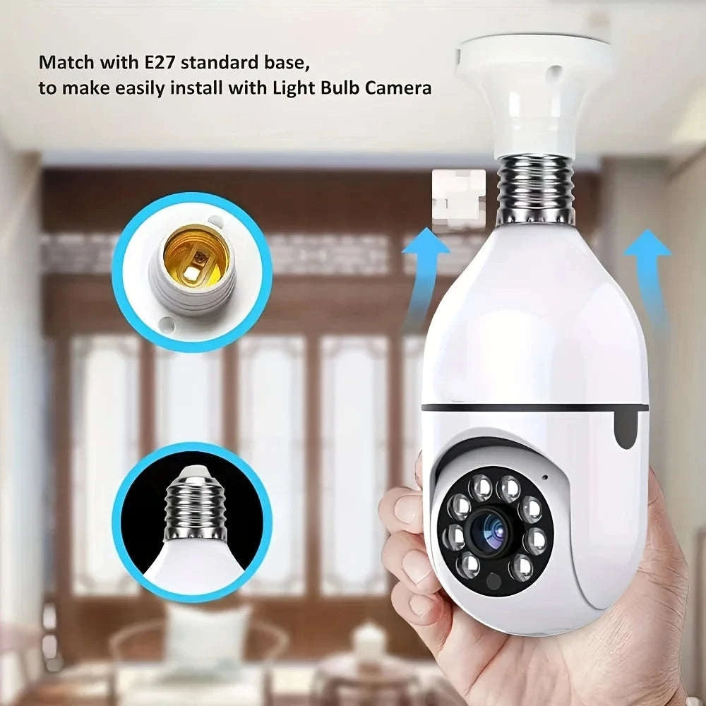 E27 Light Bulb Security Camera – Panoramic Home Monitoring-USB / japan