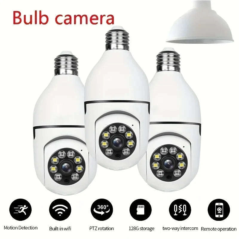 E27 Light Bulb Security Camera – Panoramic Home Monitoring-USB / japan