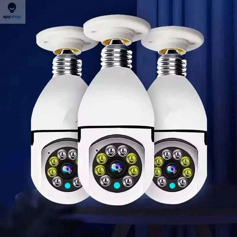 E27 Surveillance Camera with Full-Color Night Vision and AI Tracking-Default Title