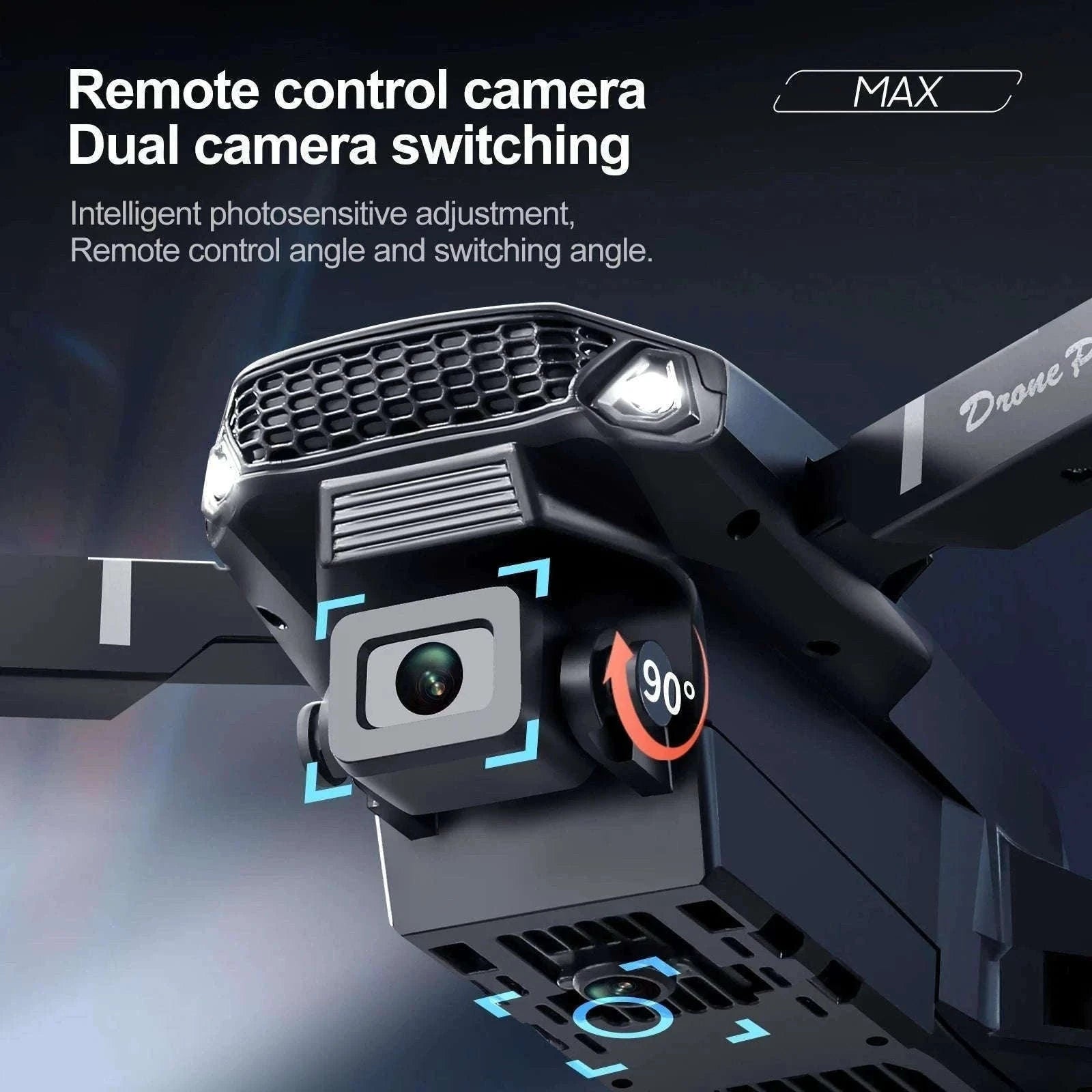 E88 E99 Drone with Screen Remote and Dual Camera-E99-grey