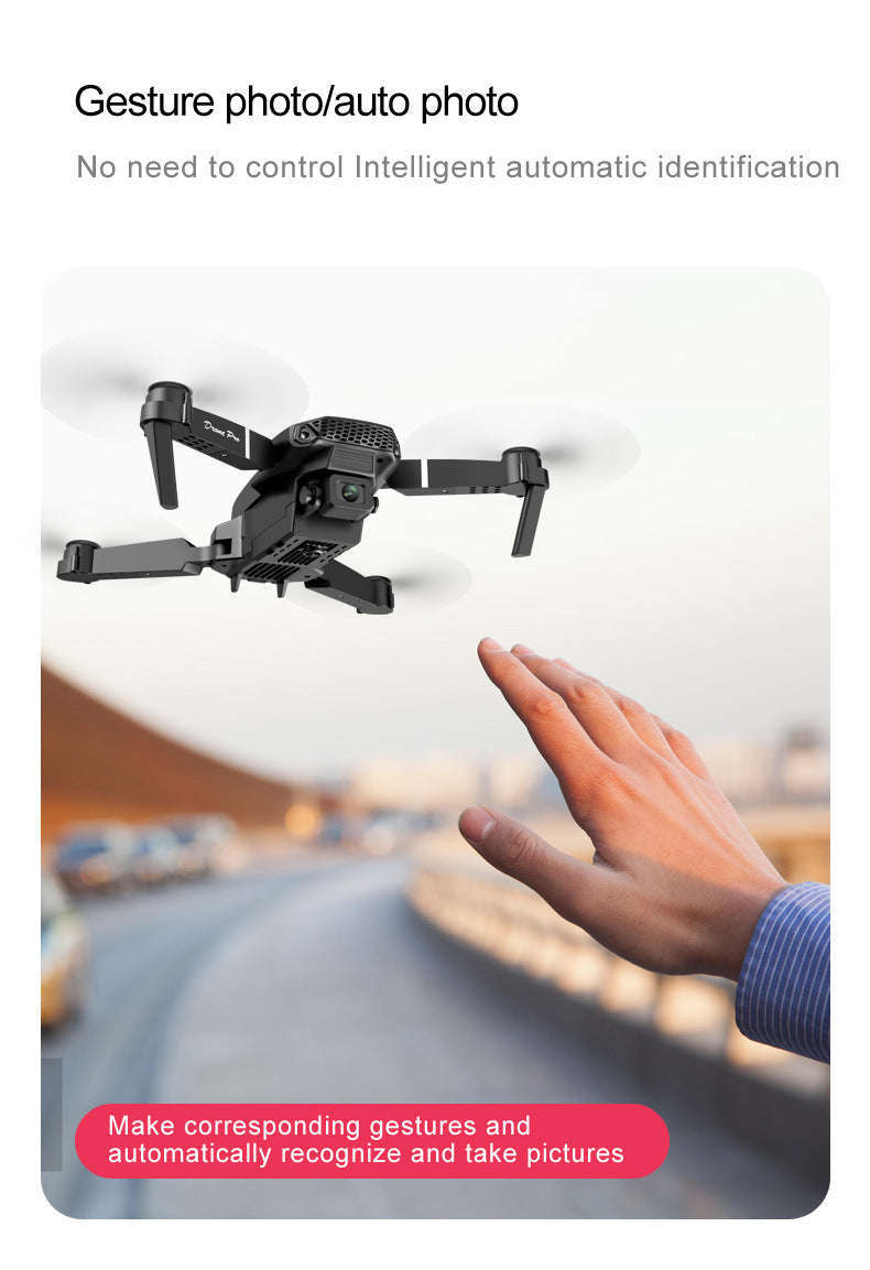 E88 Pro Drone with Dual Camera and Optical Flow-Gray-Two Camera