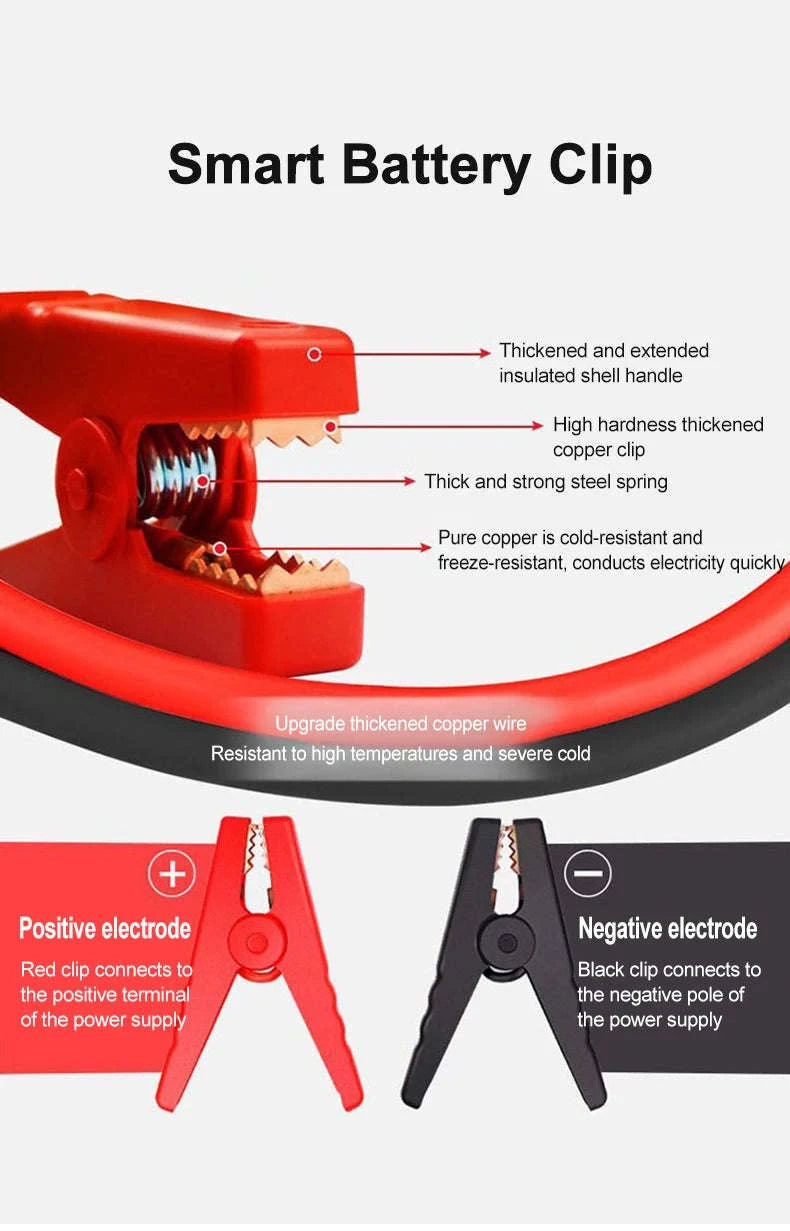EAFC 12V Portable Car Jump Starter Power Bank-2000A with carto / United States