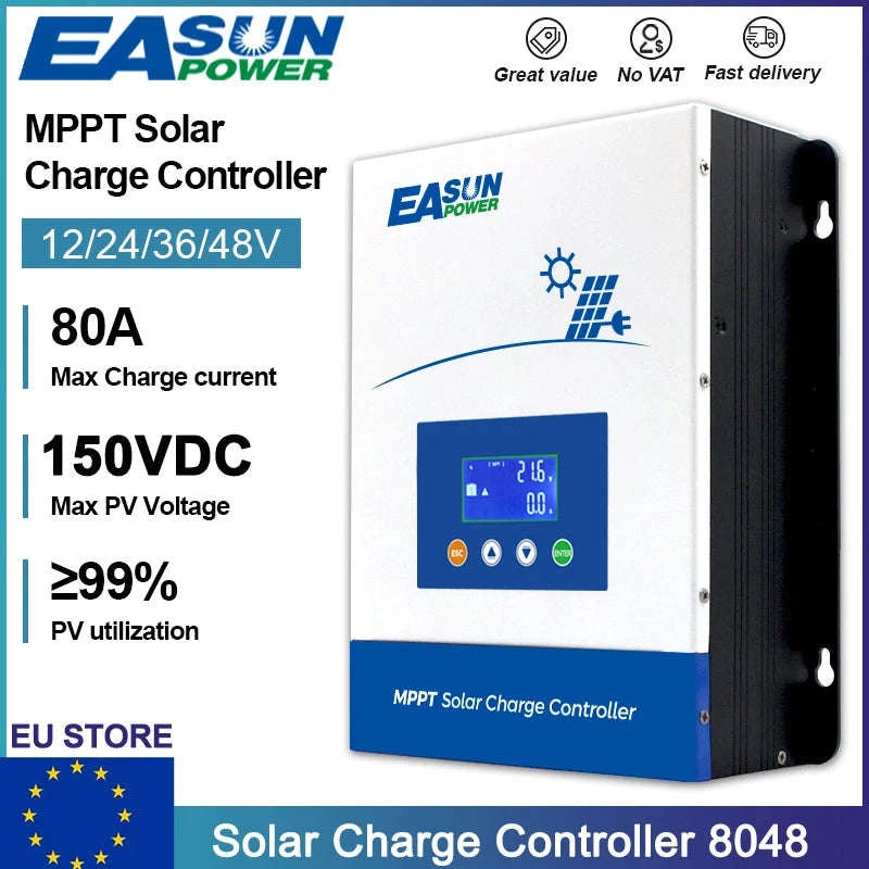 EASUN Power MPPT Solar Charge Controller-20A / PL