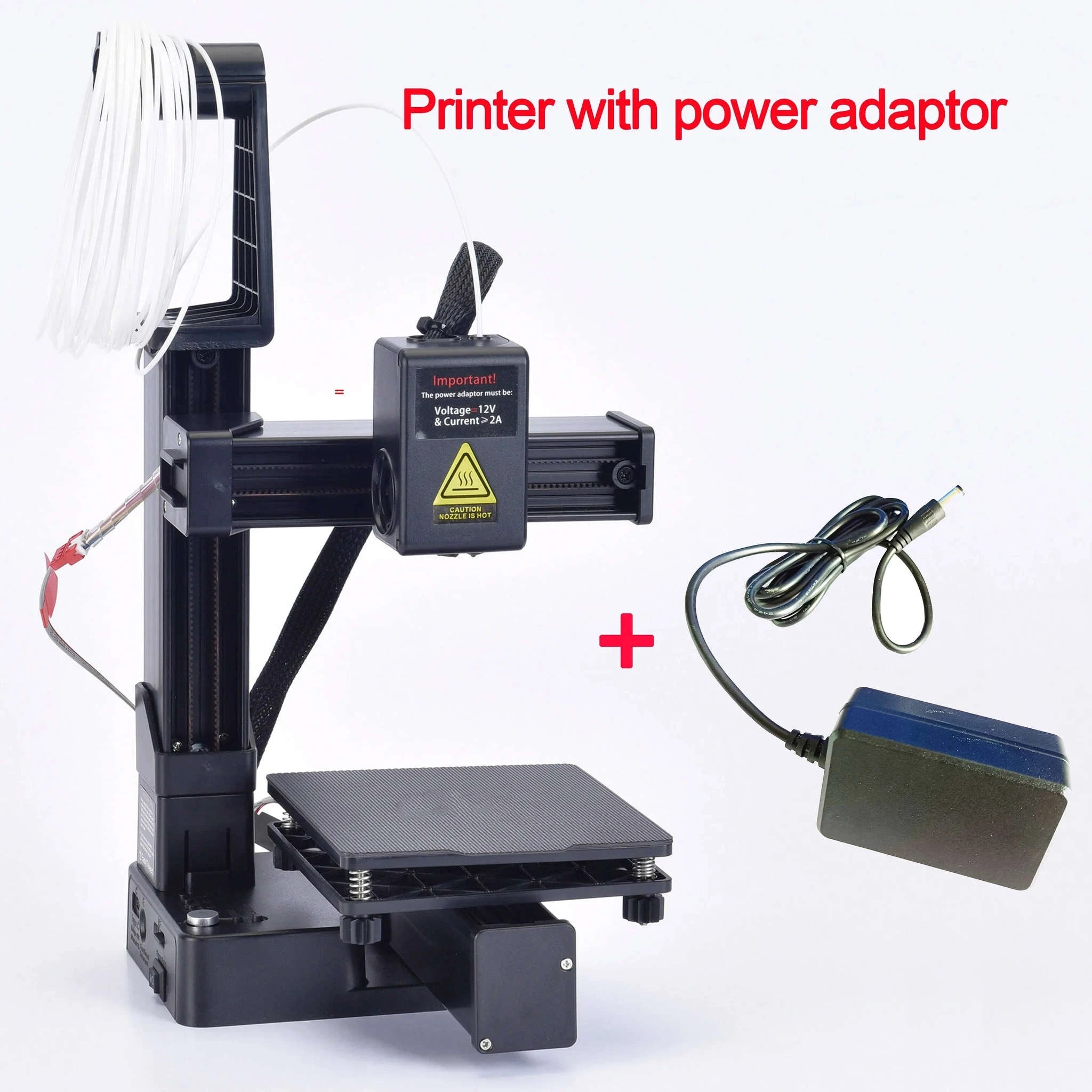 EasyThreed K10 3D Printer for Beginners and Hobby Makers-black / TF Card Offline / US