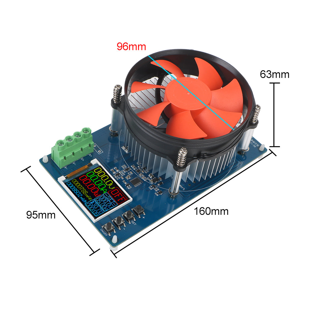 Tester di batteria elettronico DC da 150 W