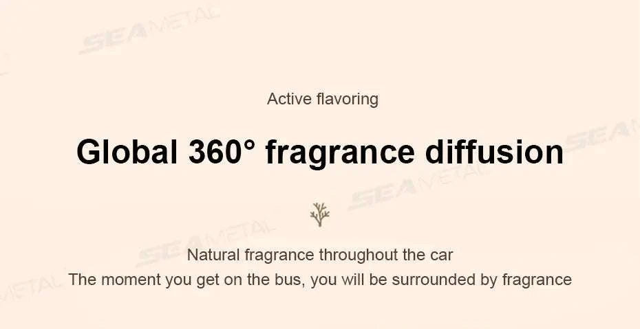 Eco-Friendly Solar Car Air Freshener with Automatic Rotation-Lemon